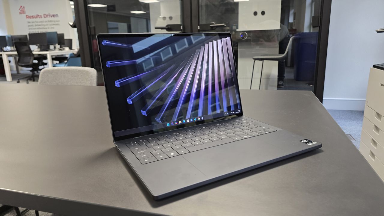 Dell XPS 14 (2026) laptop in an office