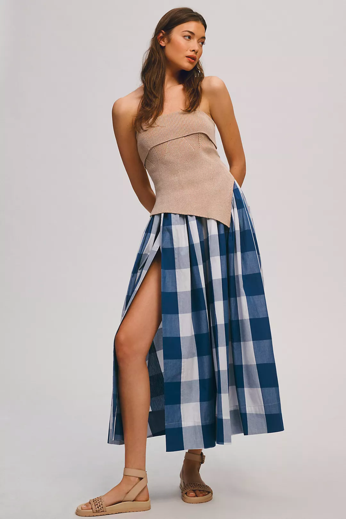 Best Tube Drops & Dresses | Møn Renn Asymmetrical Ribbed Sweater Tube Top