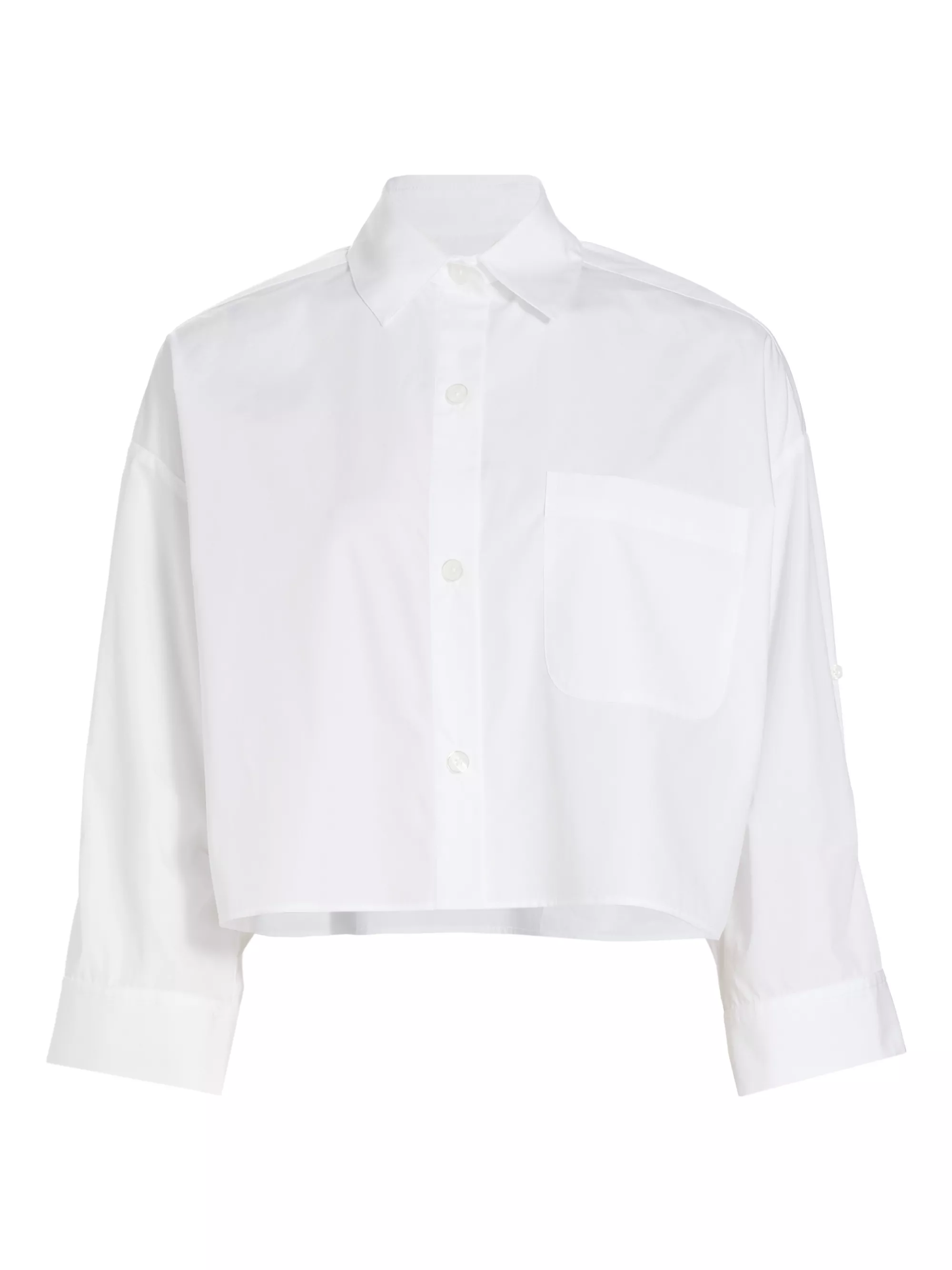 Next Ex Poplin Cropped Shirt