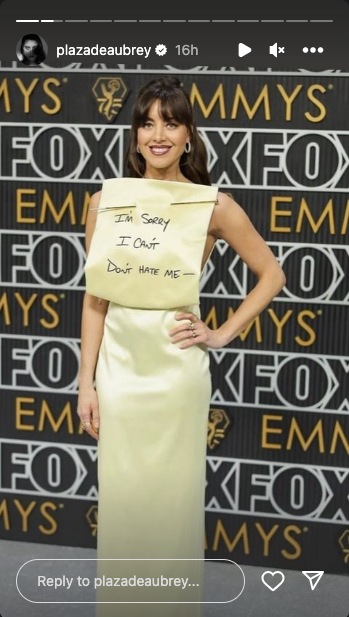 Aubrey Plaza Emmys Meme