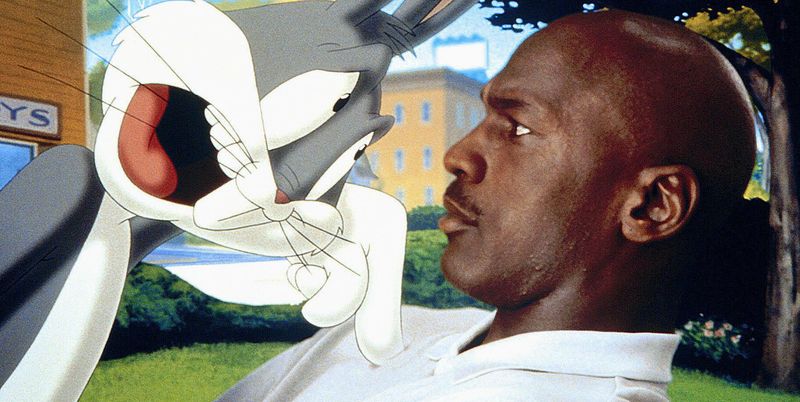 michael jordan and bugs bunny in space jam