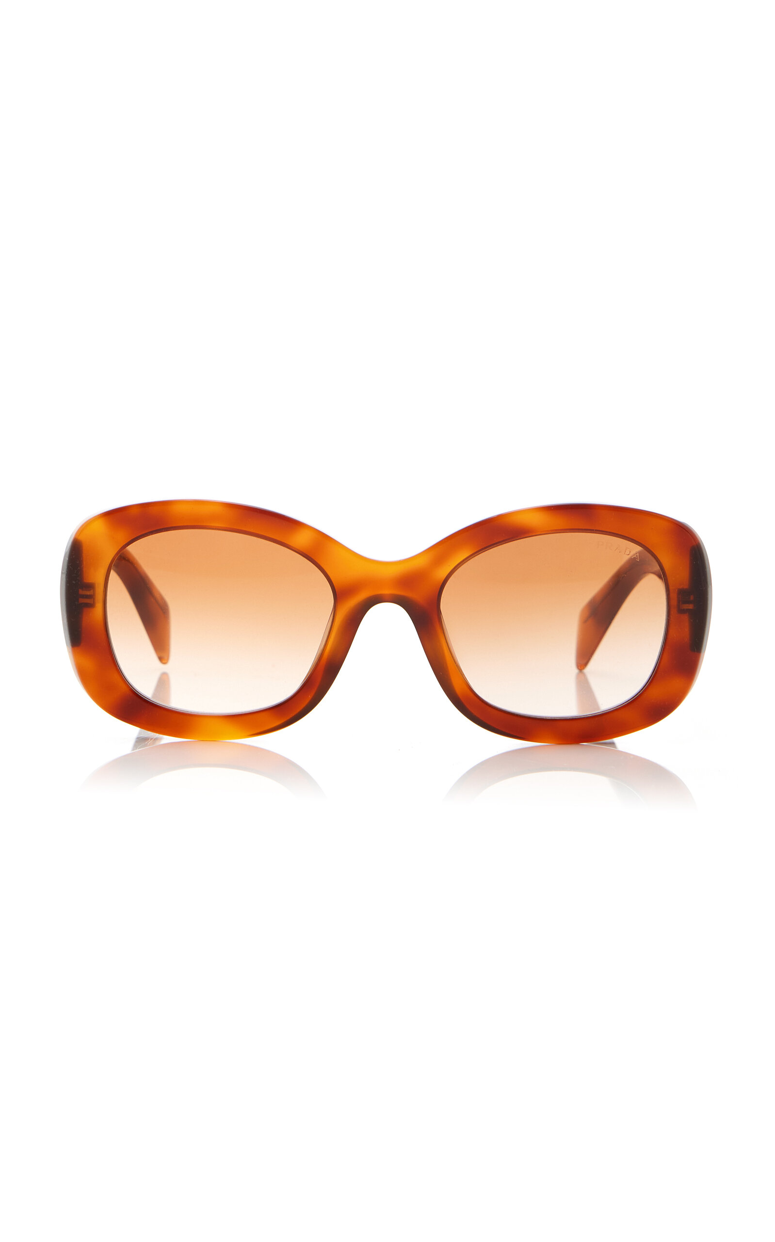 Round-Frame Acetate Sunglasses