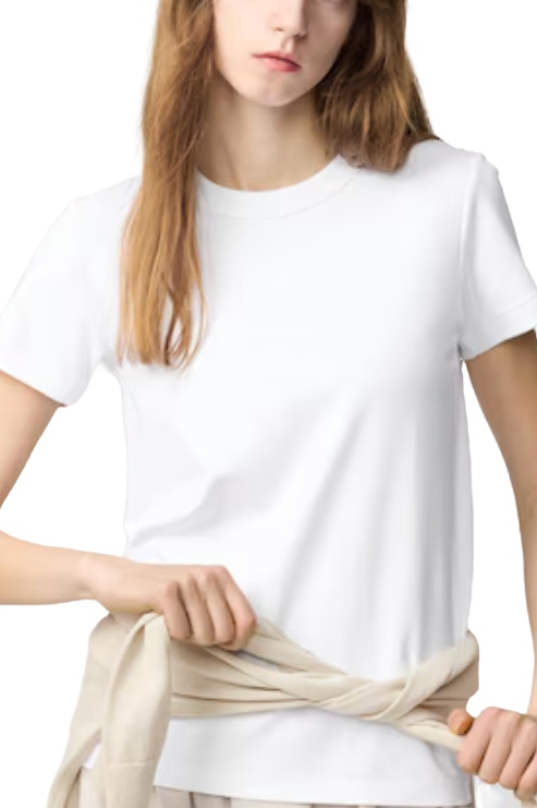 Crew Neck Short Sleeved T-Shirt