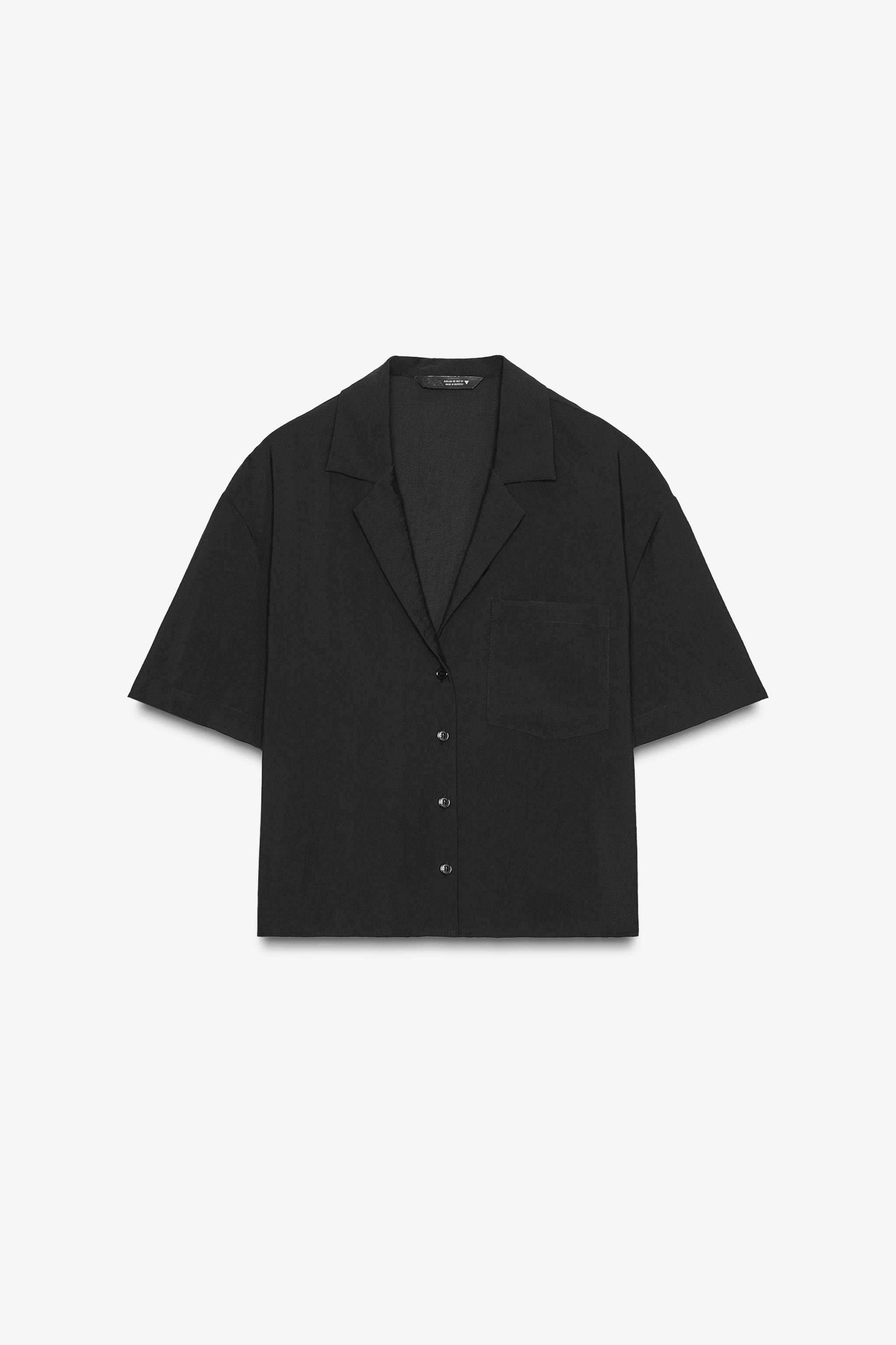 ZARA, Flowy Pocket Shirt