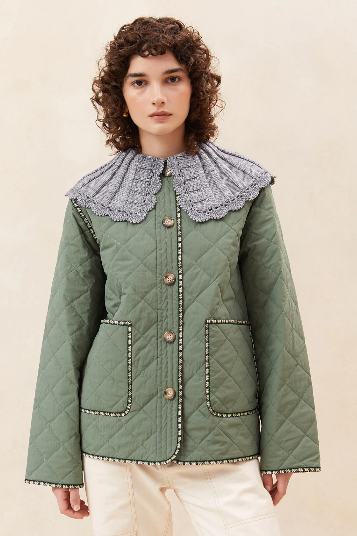 Carolina Sage Quilted Jacket