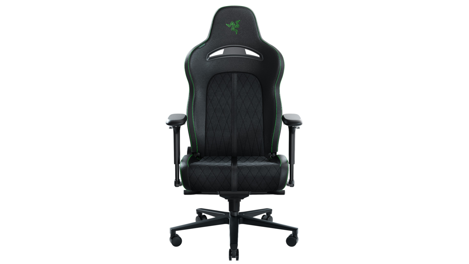 Razer Enki gaming stol p&amp;aring; hvid baggrund