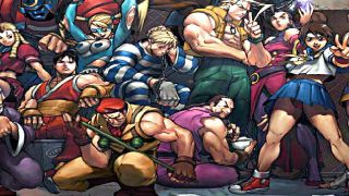 Best PS1 games – Street Fighter Alpha 3 characters posing.