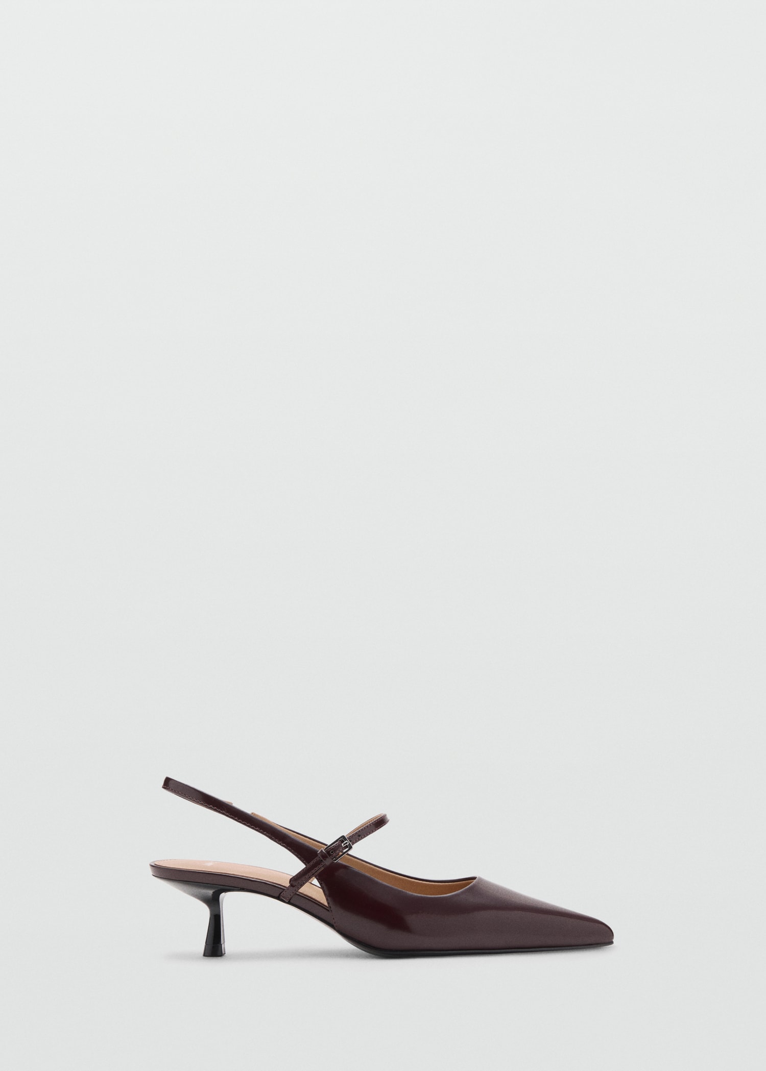 Kitten-Heel Patent Leather Shoes - Women | Mango Usa
