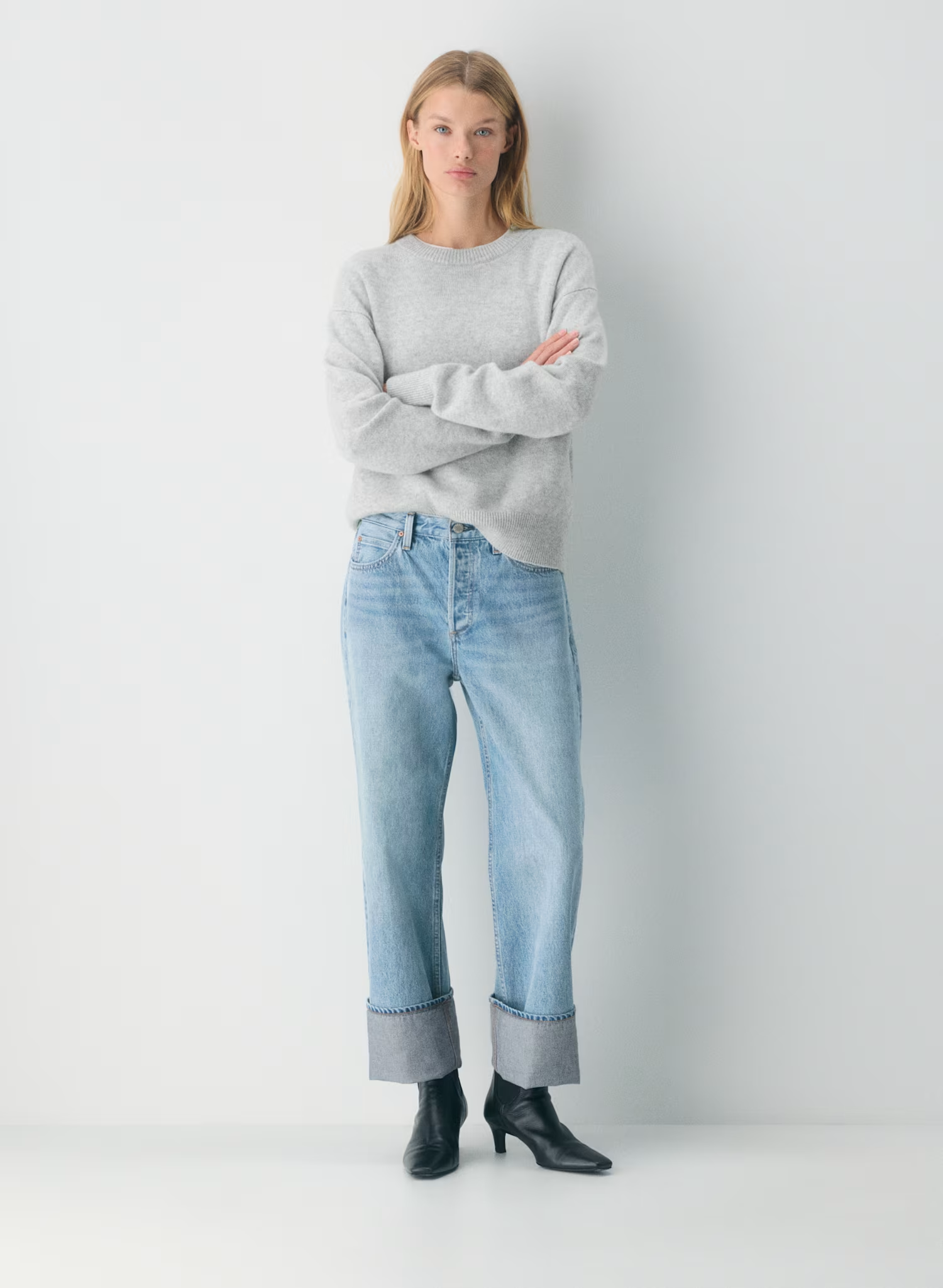The &#039;90s Vintage Lo-rise Cuffed Jean