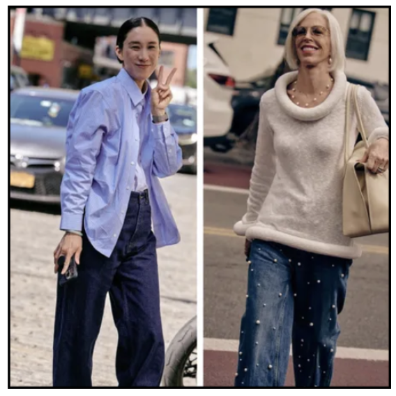Everyone in NYC Is Wearing These Denim Trends
