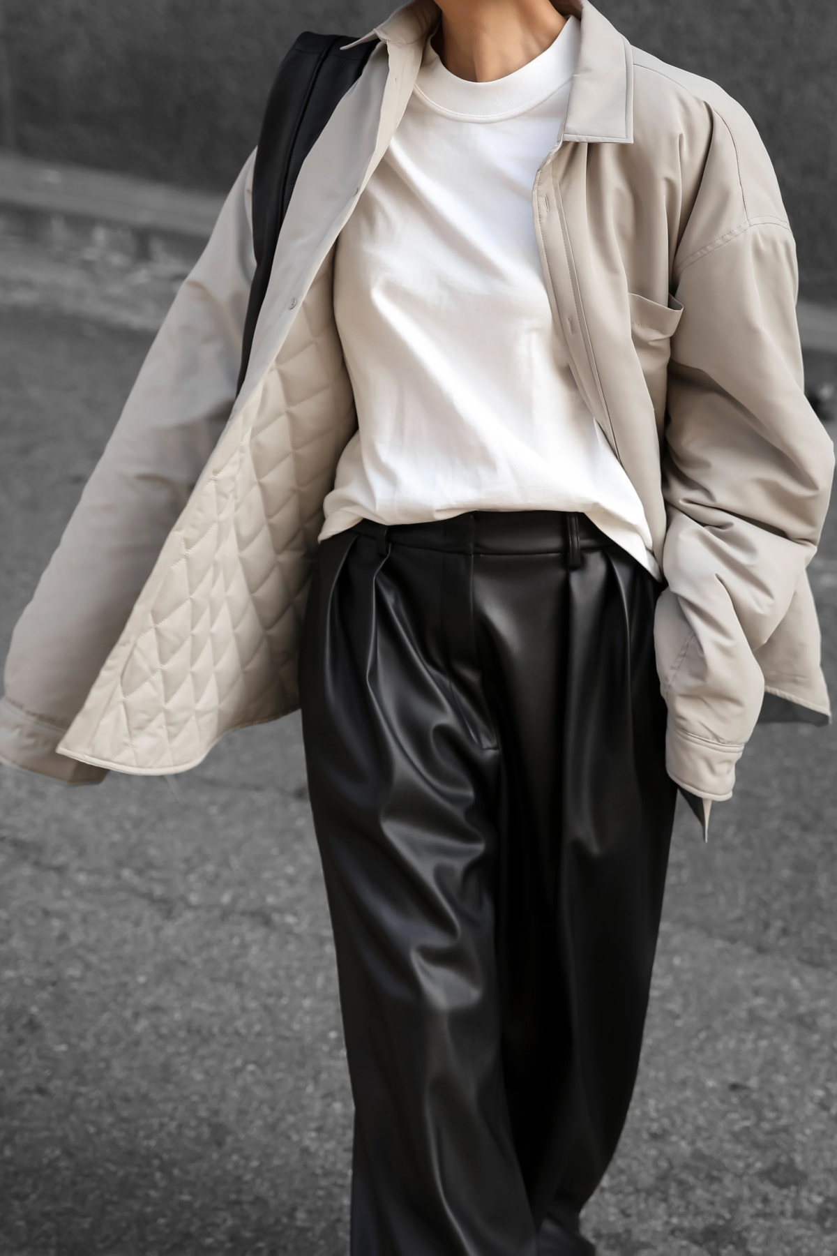 The Frankie Shop Dean Padded Shirt Jacket