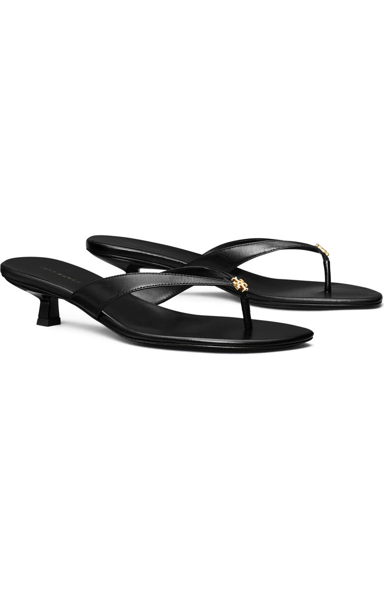 Capri Kitten Heel Thong Sandal