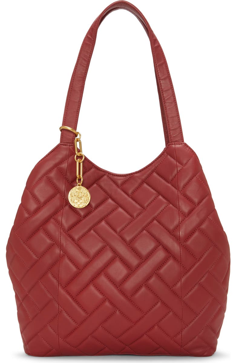 Kisho Quilted Leather Shoulder Bag