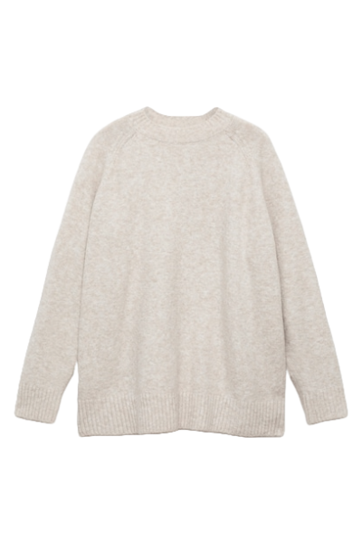 Mango Knit Sweater Round Neck Design (Was $80) 