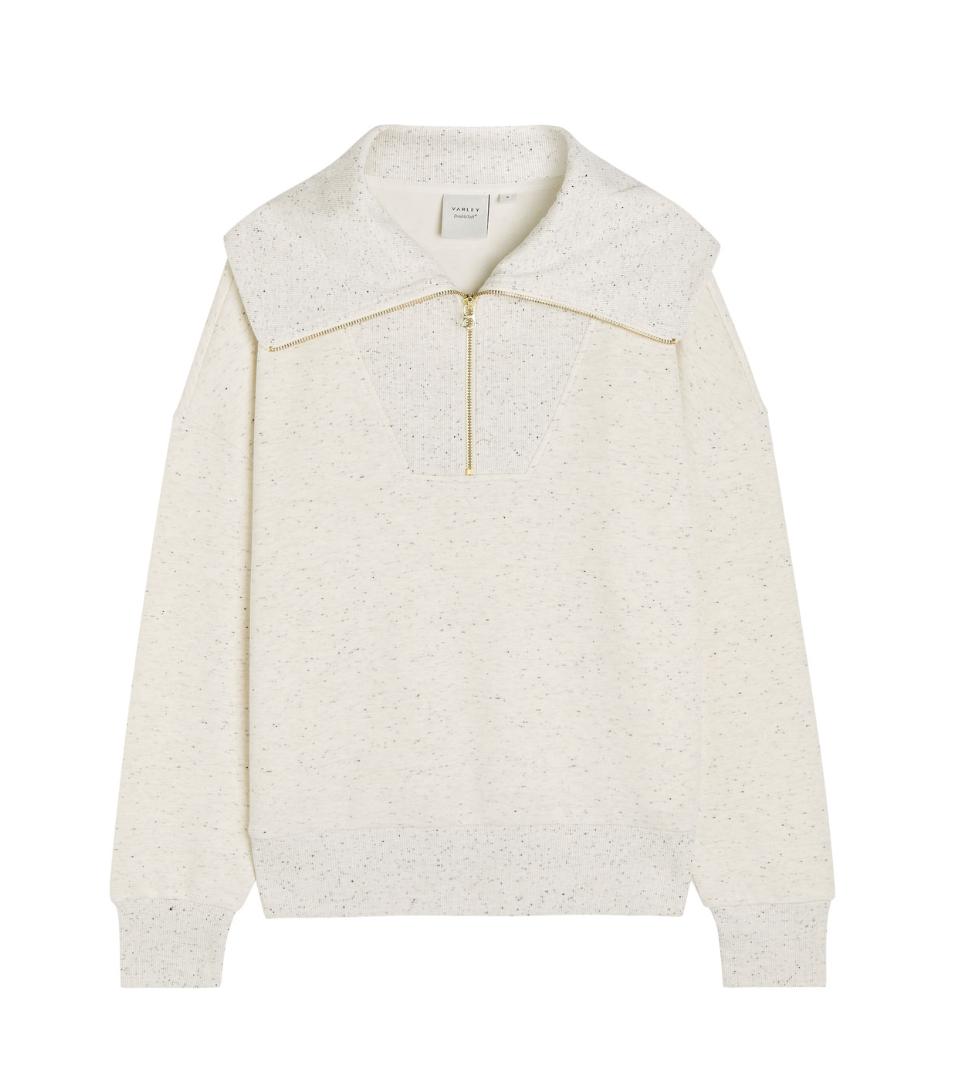 Varley, Catherine Half-Zip Stretch-Jersey Sweatshirt