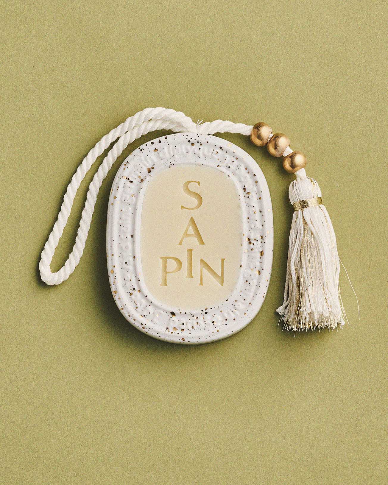 Diptyque Paris, Sapin Wax Oval Air Freshener