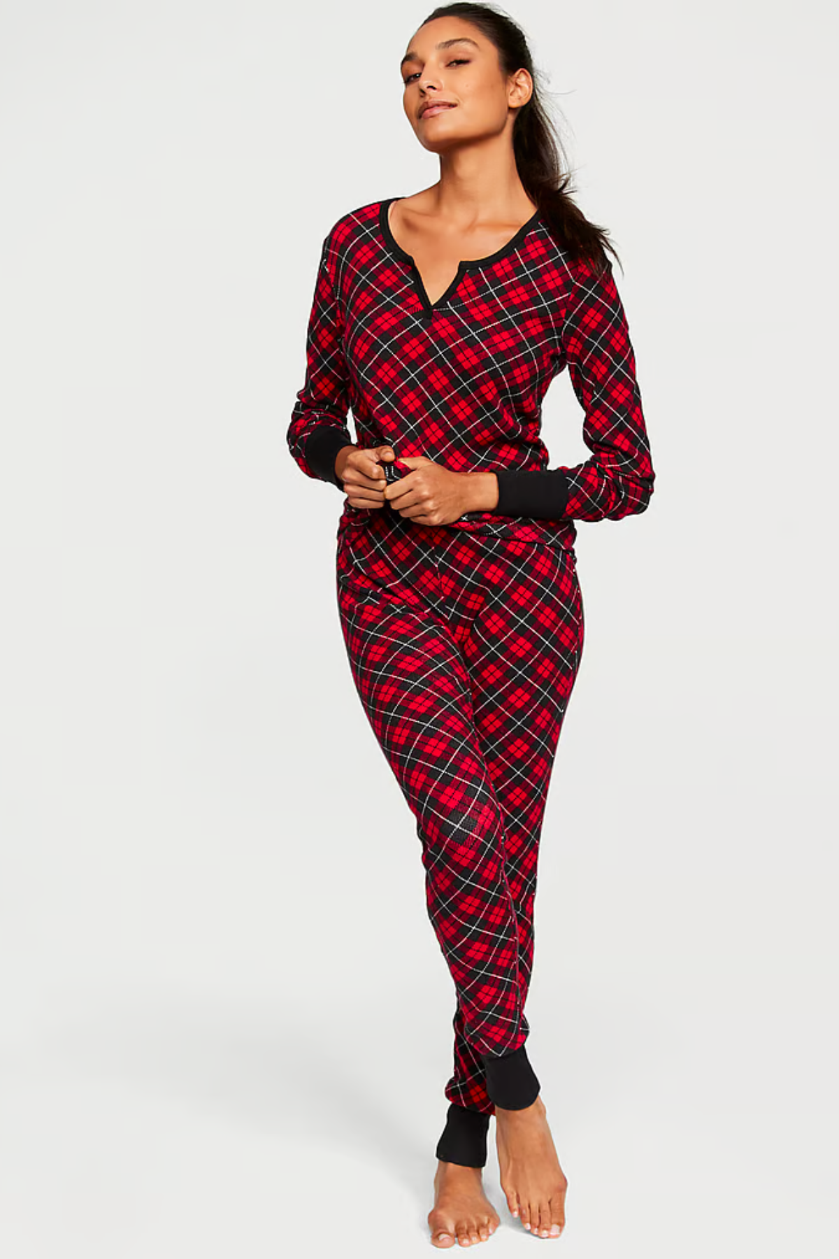 Victoria&#039;s Secret Thermal Long Pajama Set