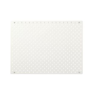 A white pegboard