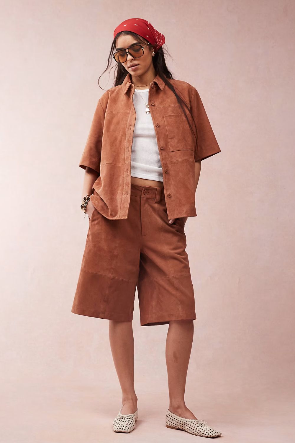 ASOS Suede Bermuda Shorts