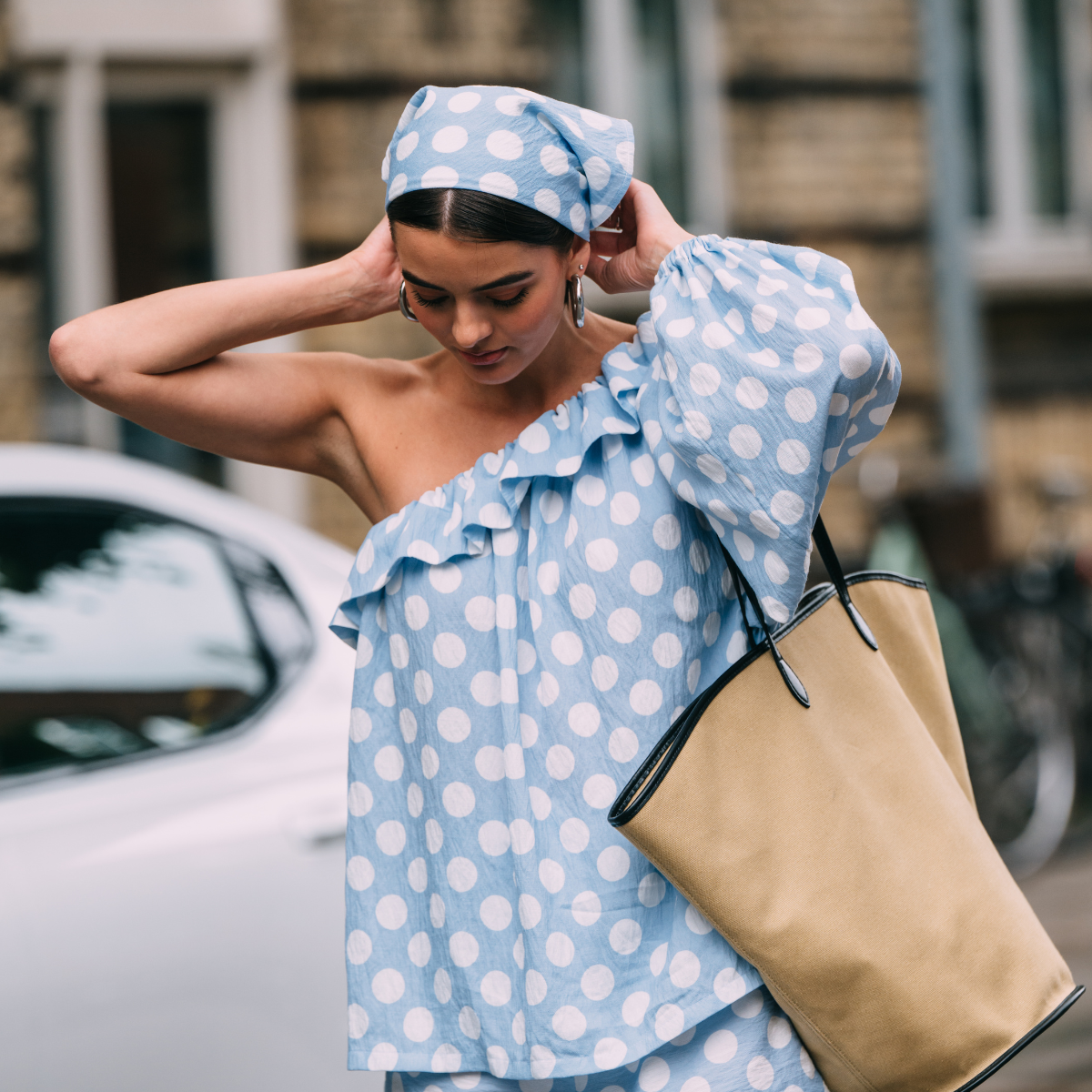 best smelling deodorants street style during Copenhagen Fashion Week 2025 Fashion Week on August 05, 2025 in Copenhagen, Denmark.
