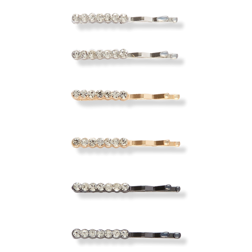 Mini Bobby Pins With Rhinestones