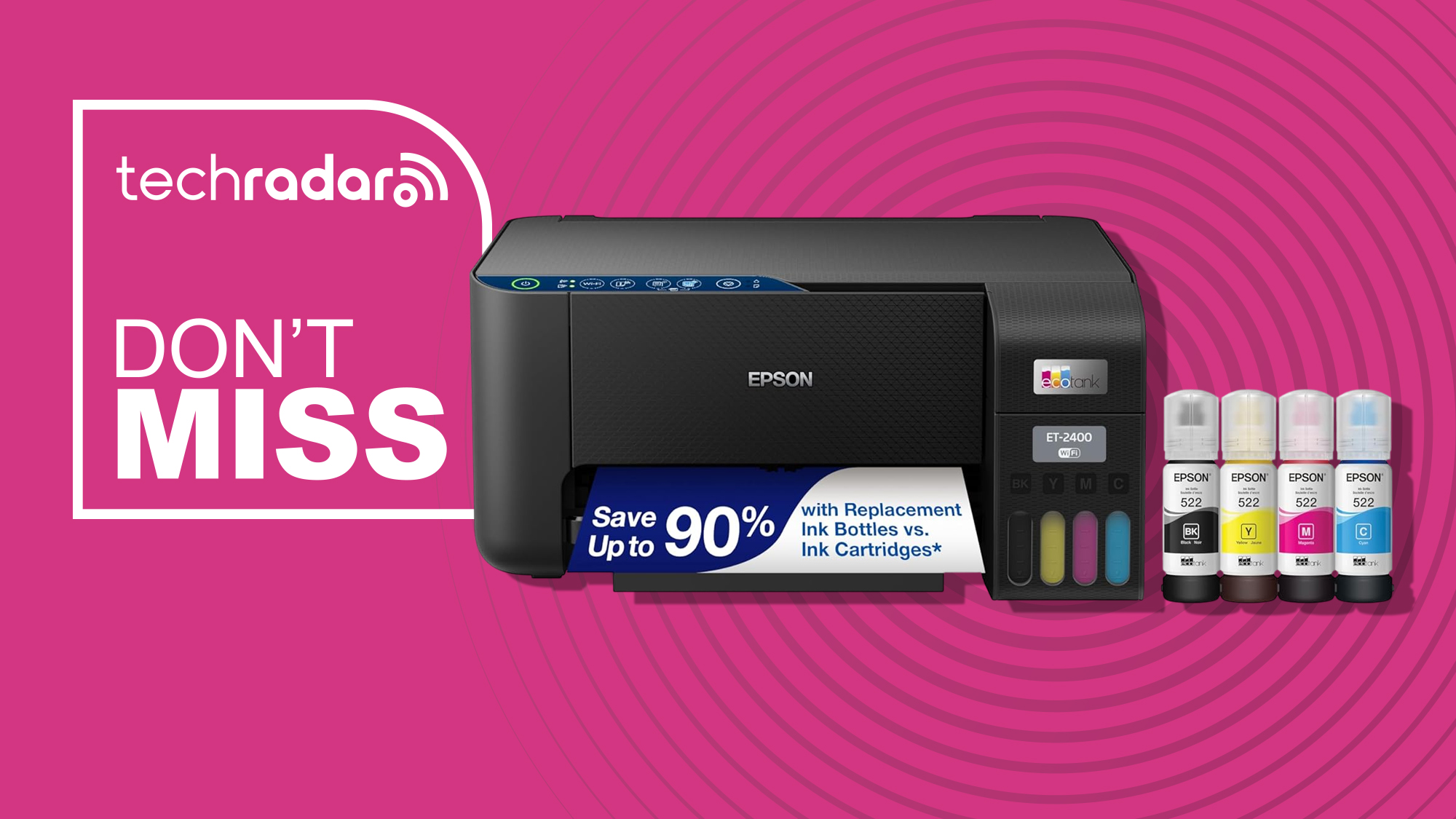EcoTank ET-2400 Wireless Inkjet All-In-One