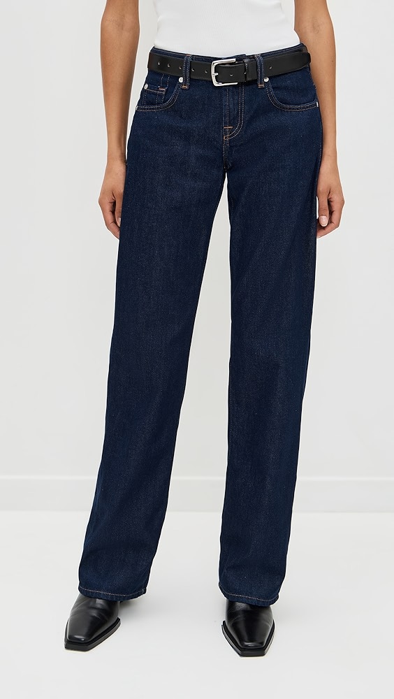 7 for All Mankind Low Straight Jeans