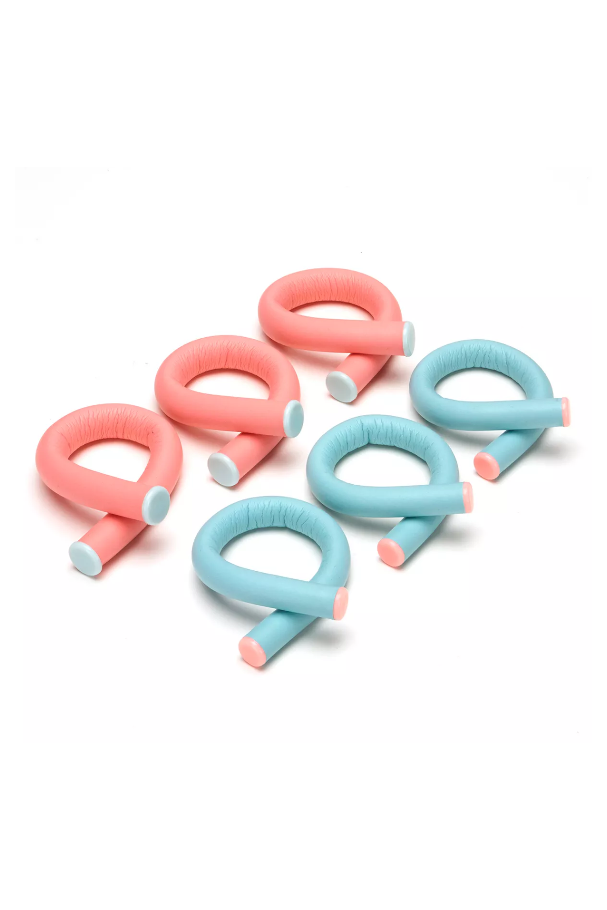 A set of Conair bending hair rods set against a white background.