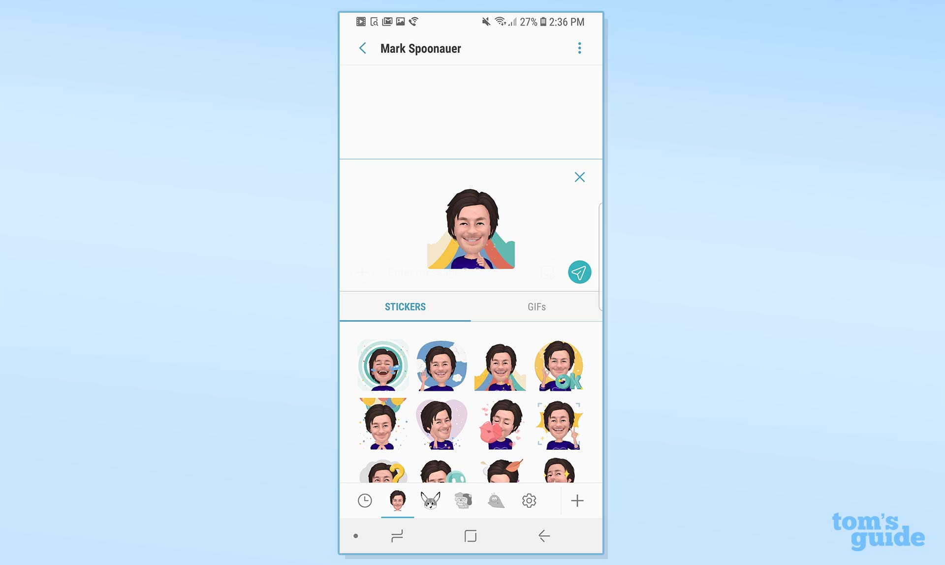 AR Emoji on the Galaxy S9
