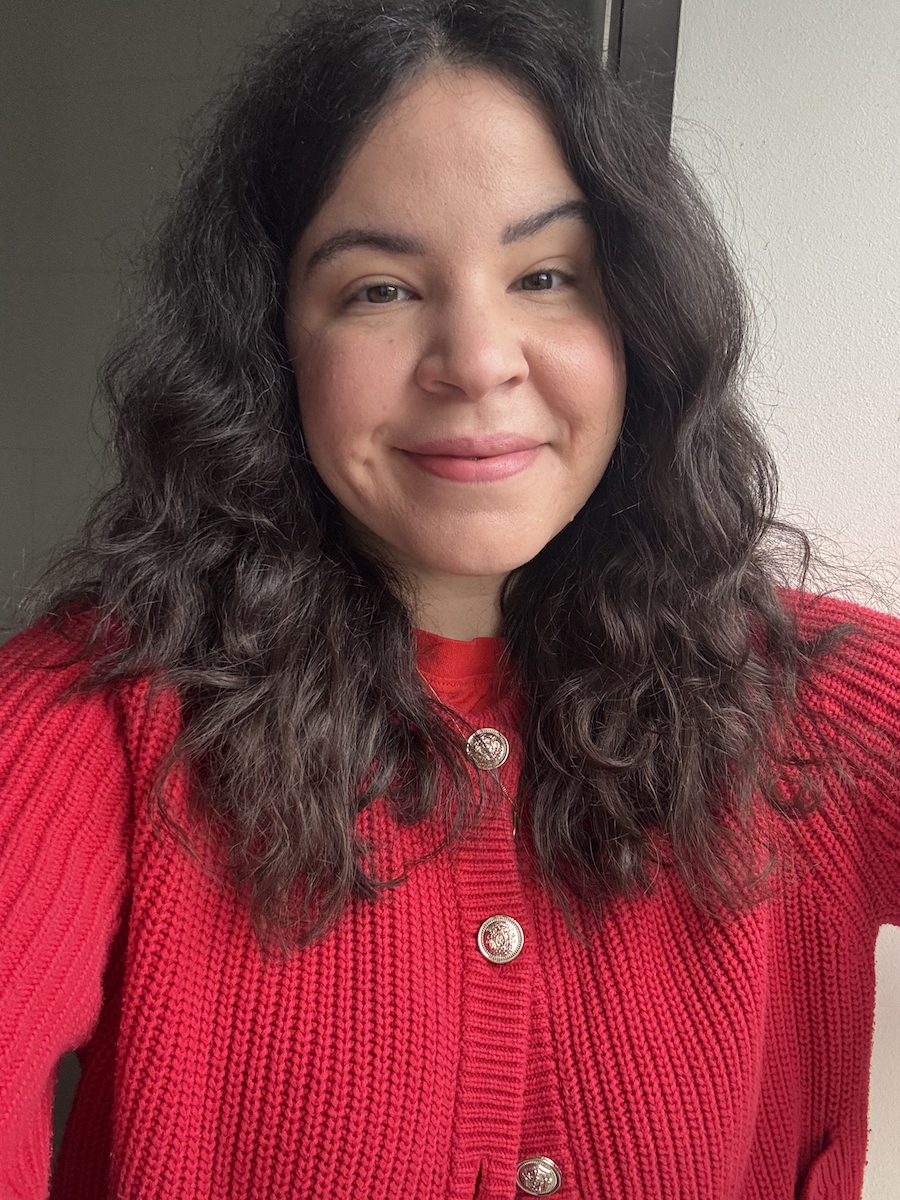 Mica Ricketts before Wella SmoothFiller treatment