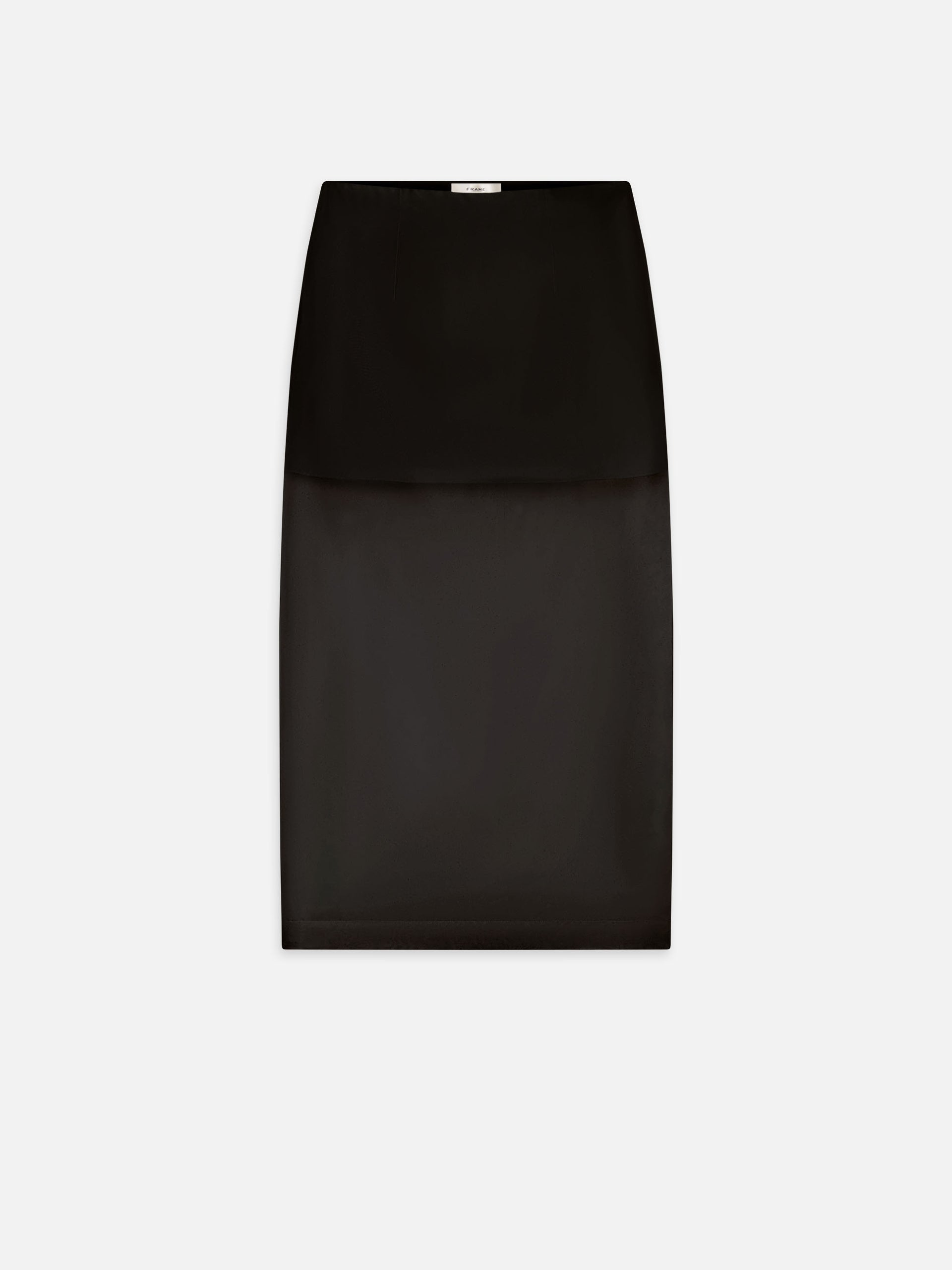 The Silk Organza Skirt -- Black - 00 / Black