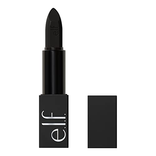 E.l.f. O Face Satin Lipstick, Richly Pigmented, Nourishing &amp;amp; Long-Lasting Creamy Lipstick, Infused With Jojoba, Vegan &amp;amp; Cruelty-Free, All Night