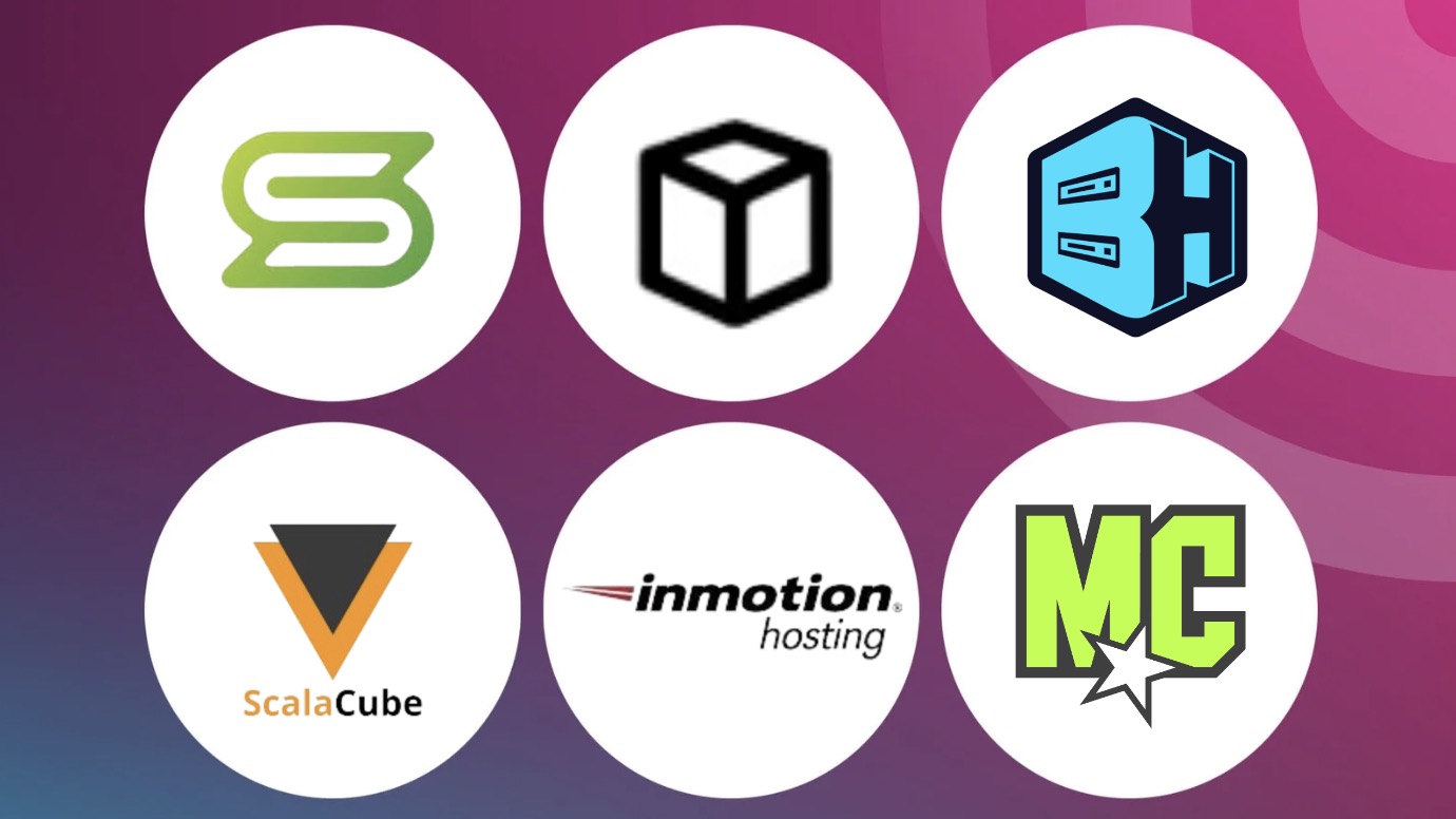 An image of Tech Radar's best premium game server hosting logos