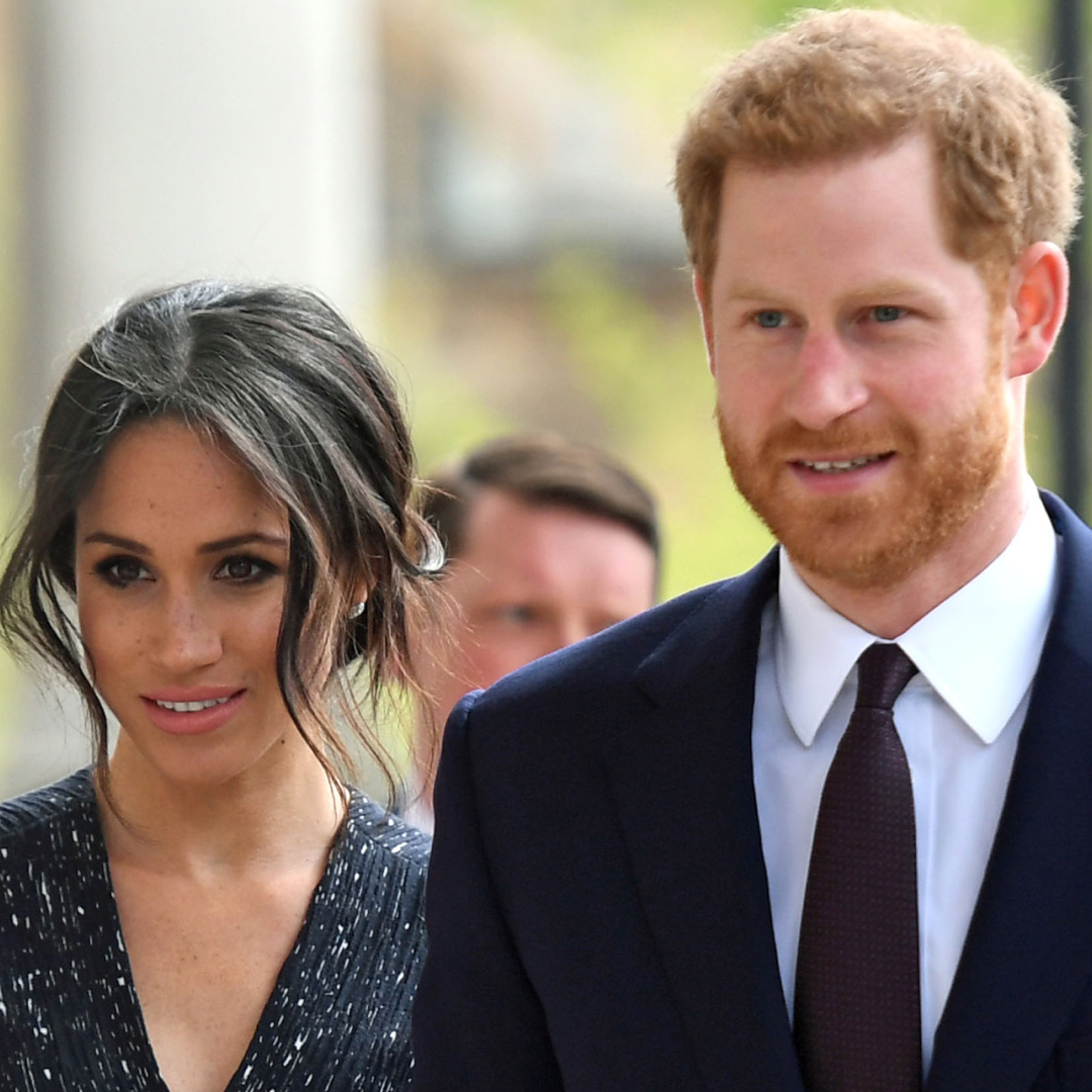 Prince Harry and Meghan Markle in London on April 23, 2018.