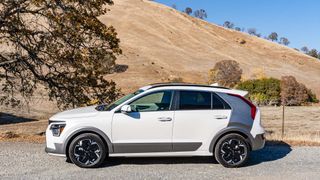 Kia Niro EV parked along roadside