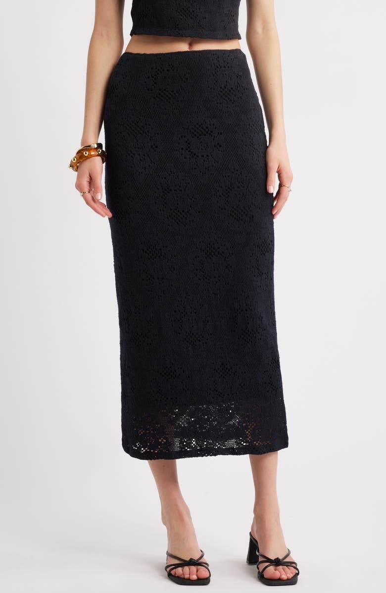 Lace Midi Skirt