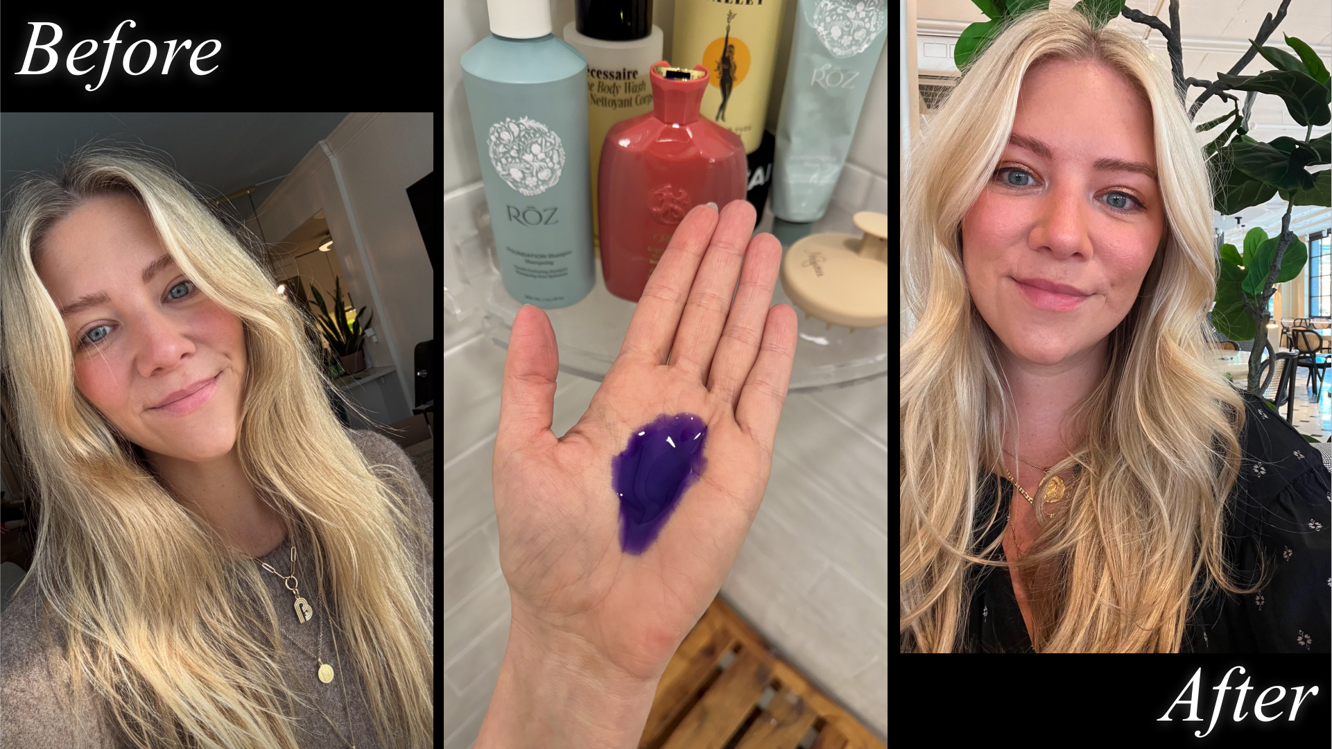 Contributing beauty writer Brianna Peters uses Oribe&#039;s purple shampoo.