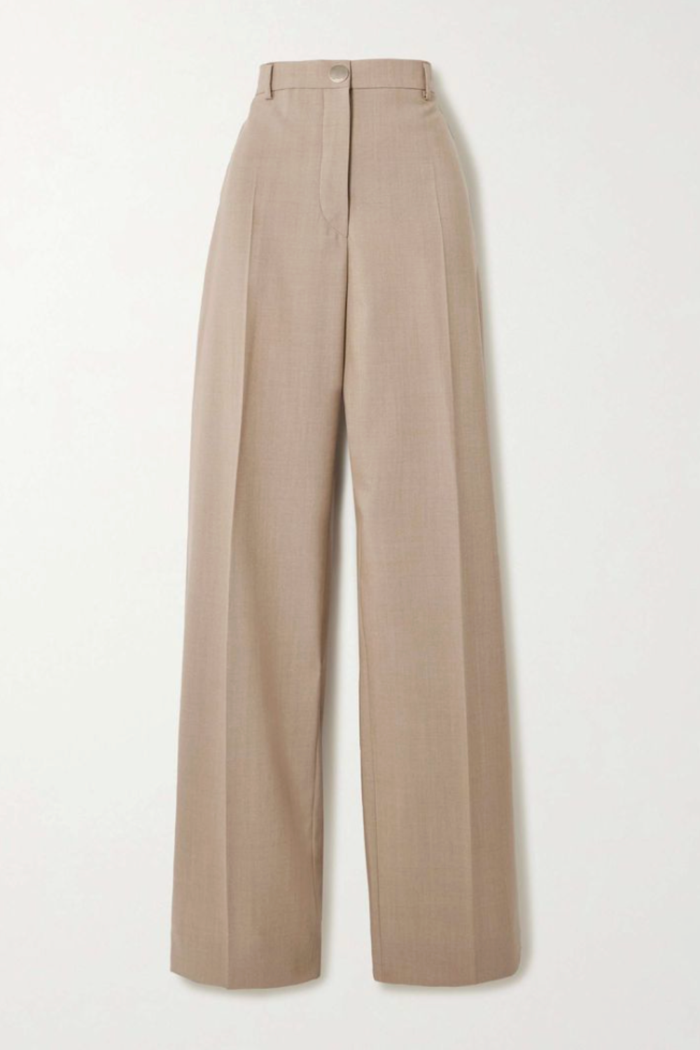 SPORTMAX, Salvo Pleated Grain De Poudre Wool Wide-Leg Pants