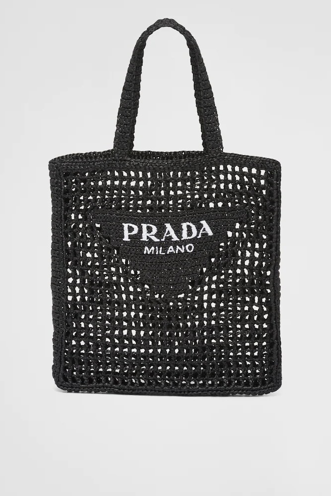 Prada Raffia tote bag