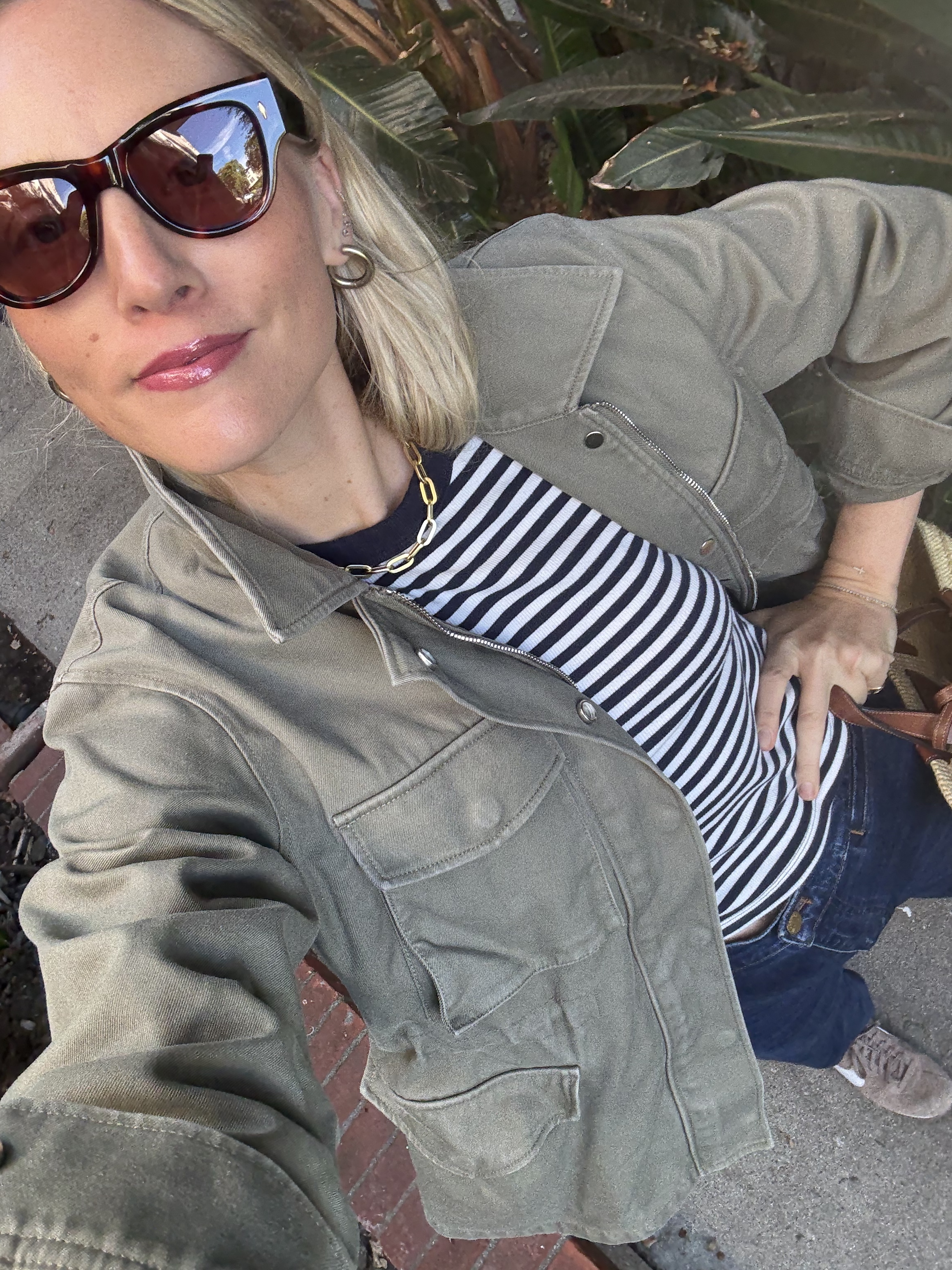 Brooke Ely Danielson wearing Old Navy shirt