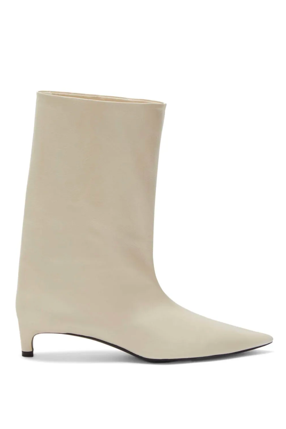 Jil Sander 30mm leather ankle boots