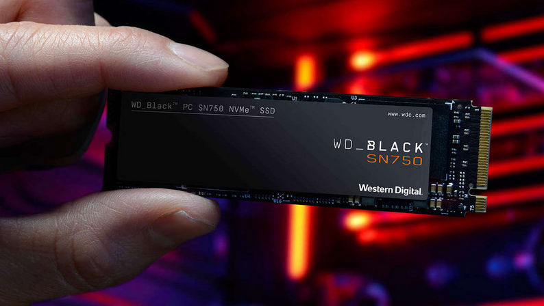 An SSD with an M.2 connection