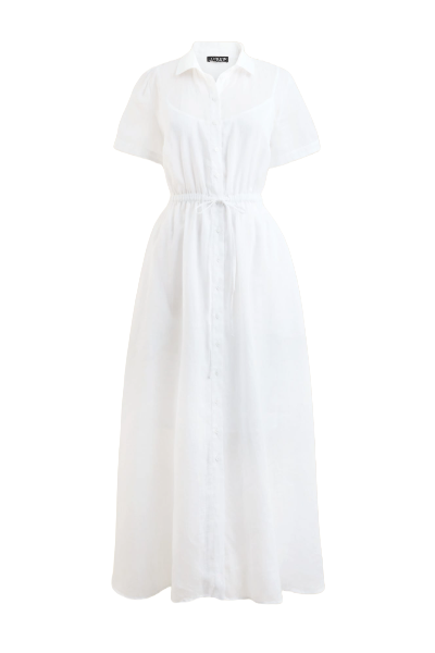 J.Crew, Cerise Shirtdress in Ramie (Was $188) 