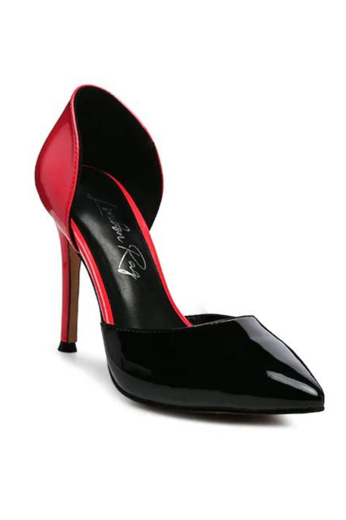 black and red heels