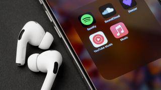 Smartphone and AirPods