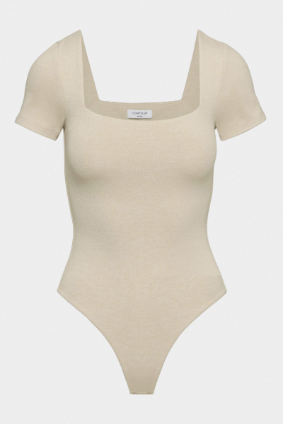 Aritzia, Contour Squareneck Shortsleeve Bodysuit (Was $58) 