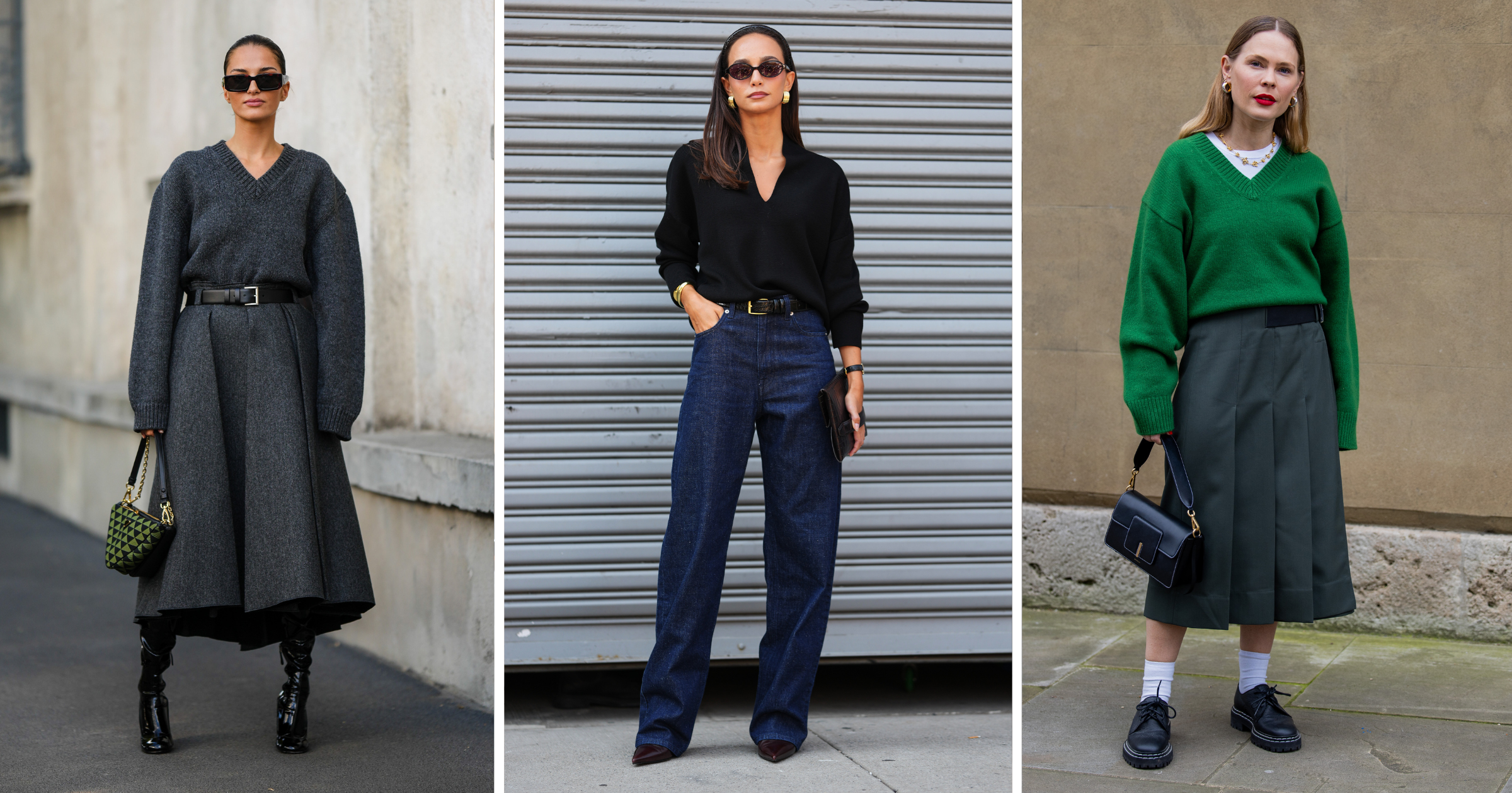 5 ways to wear v-neck jumpers header