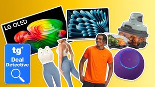 Collage of items on sale for Prime Big Deal Days