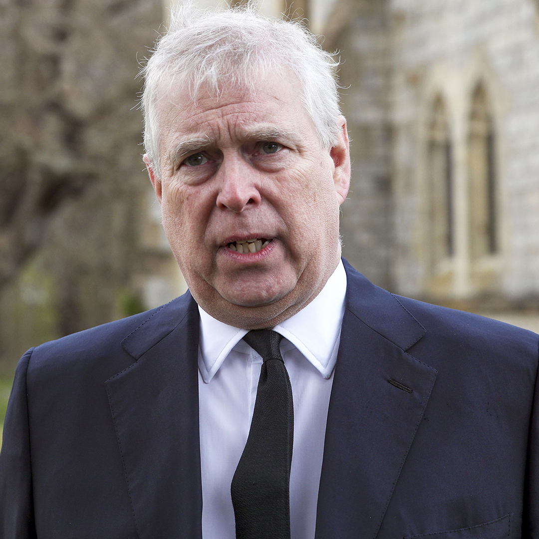 WINDSOR, ENGLAND - APRIL 11: Prince Andrew, Duke of York, attends the Sunday Service at the Royal Chapel of All Saints, Windsor, following the announcement on Friday April 9th of the death of Prince Philip, Duke of Edinburgh, at the age of 99, on April 11, 2021 in Windsor, England. (Photo by Steve Parsons - WPA Pool/Getty Images)
