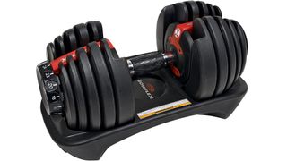 Bowflex 552i Adjustable Dumbbell on white background